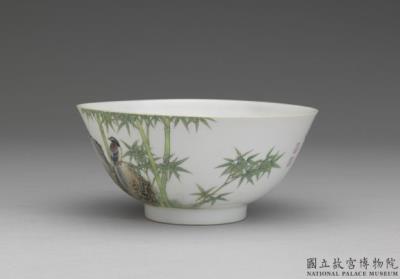 图片[3]-Bowl with birds and bamboo in falangcai painted enamels, Qing dynasty, Yongzheng reign (1723-1735)-China Archive